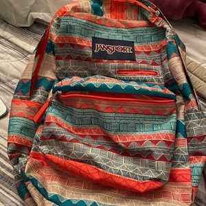 Tribal Print Jansport Backpack